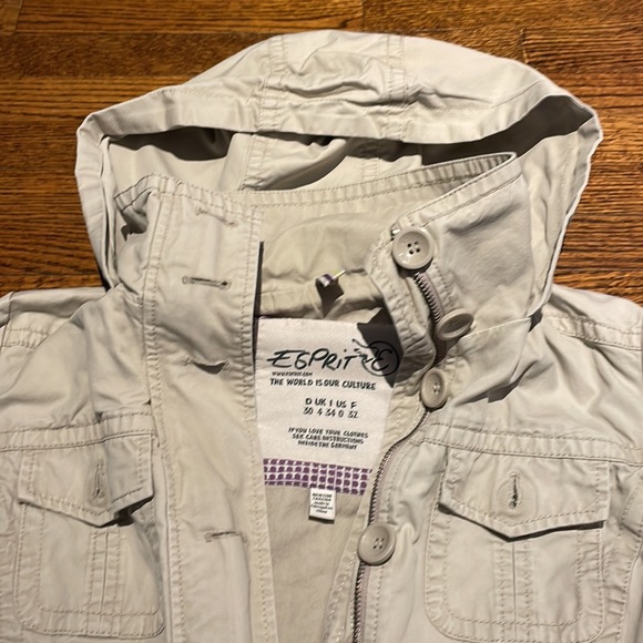 Vintage Esprit cotton fitted cargo jacket – size XS - Picture 6 of 12